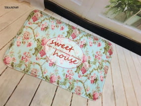 Thảm chân hoa mẫu đơn sweet house